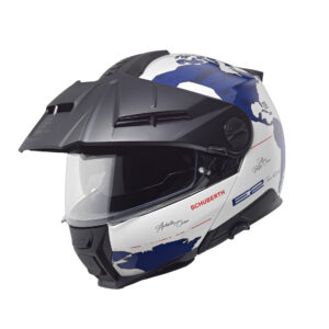 Schuberth Hjälm E2 Atlas vit/blå